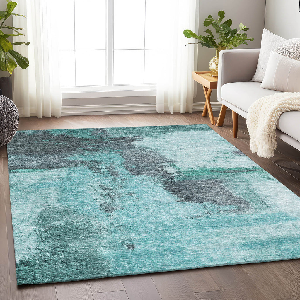 addison chantille acn1068 teal rug