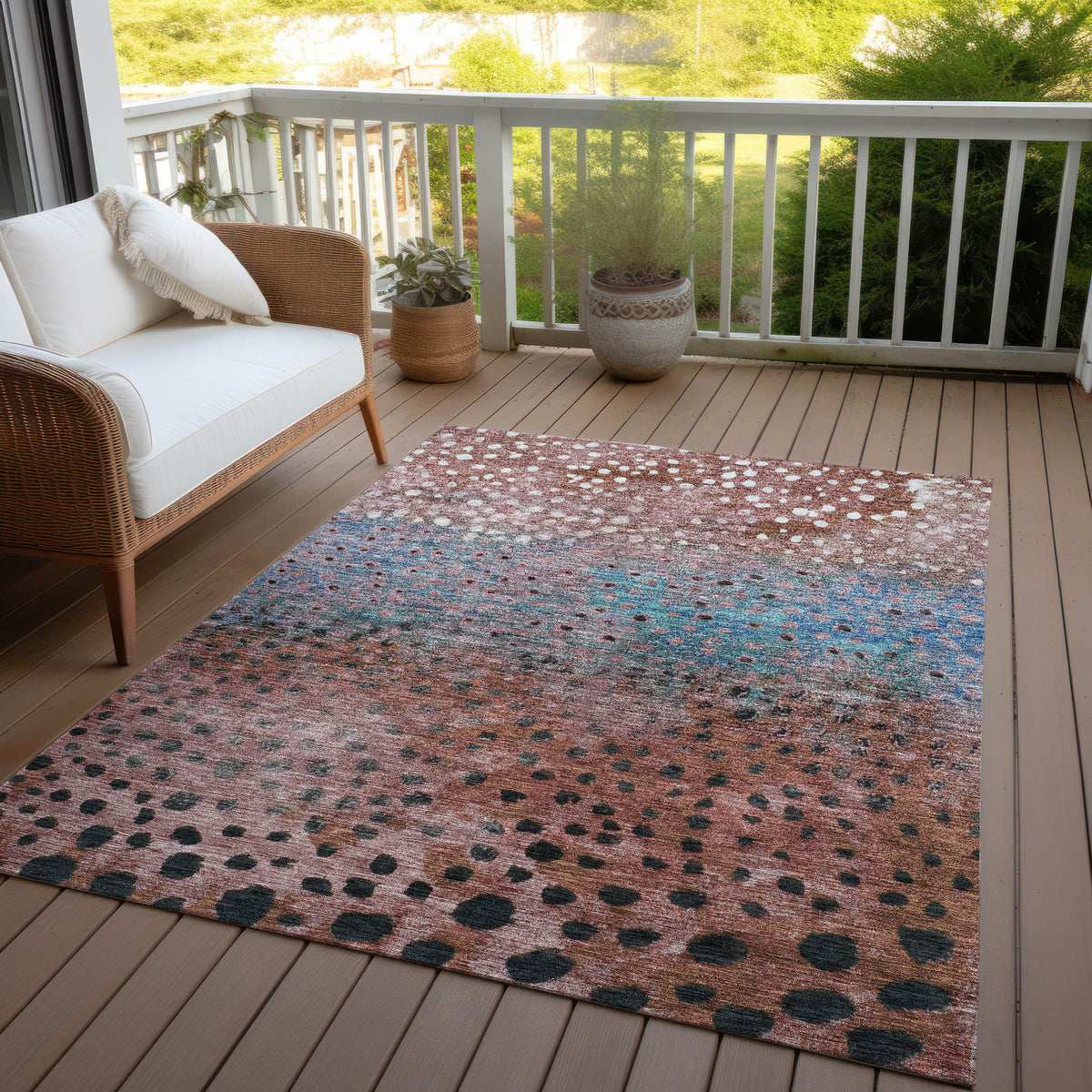 addison chantille acn1074 paprika rug