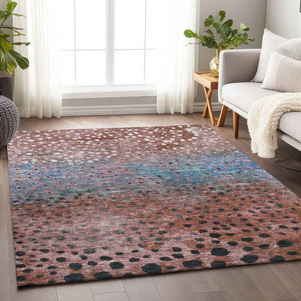 addison chantille acn1074 paprika rug