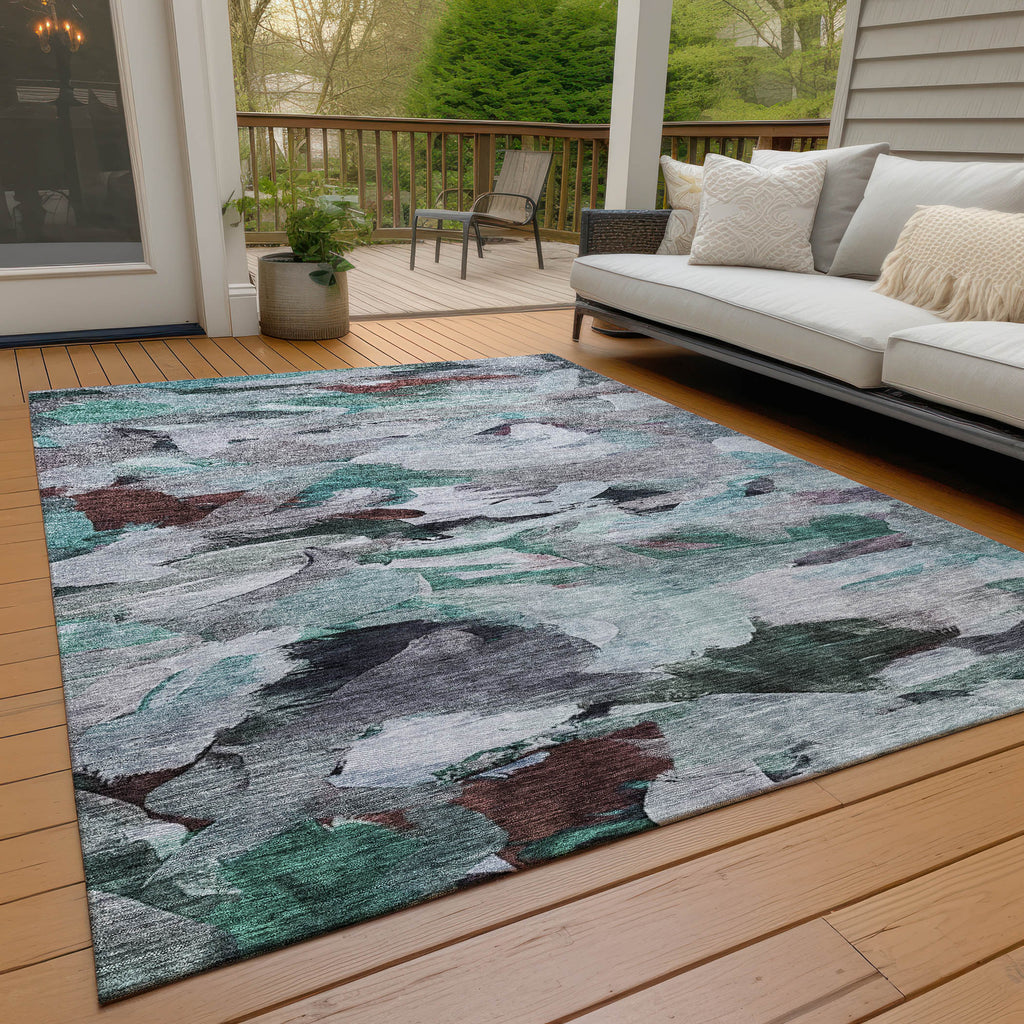 addison chantille acn1075 teal rug
