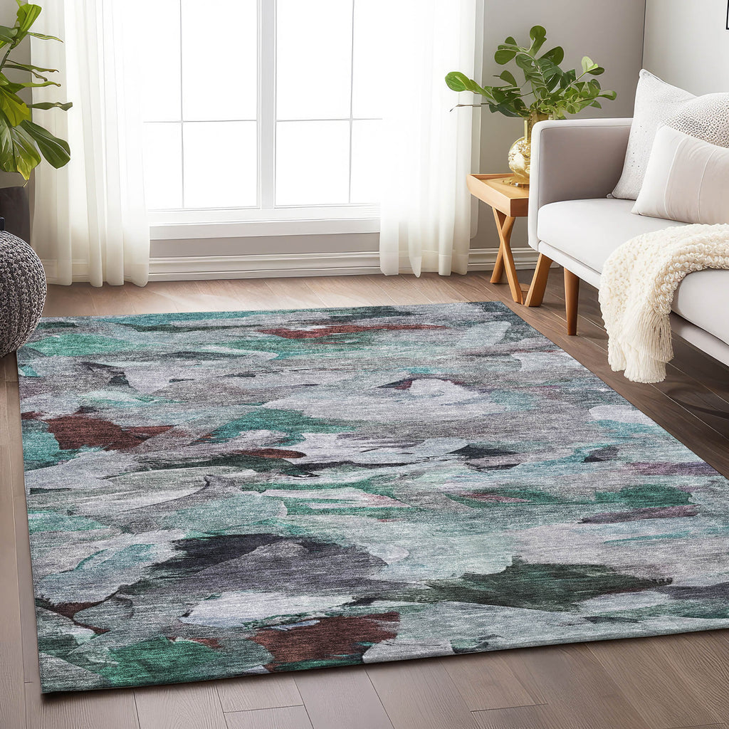 addison chantille acn1075 teal rug