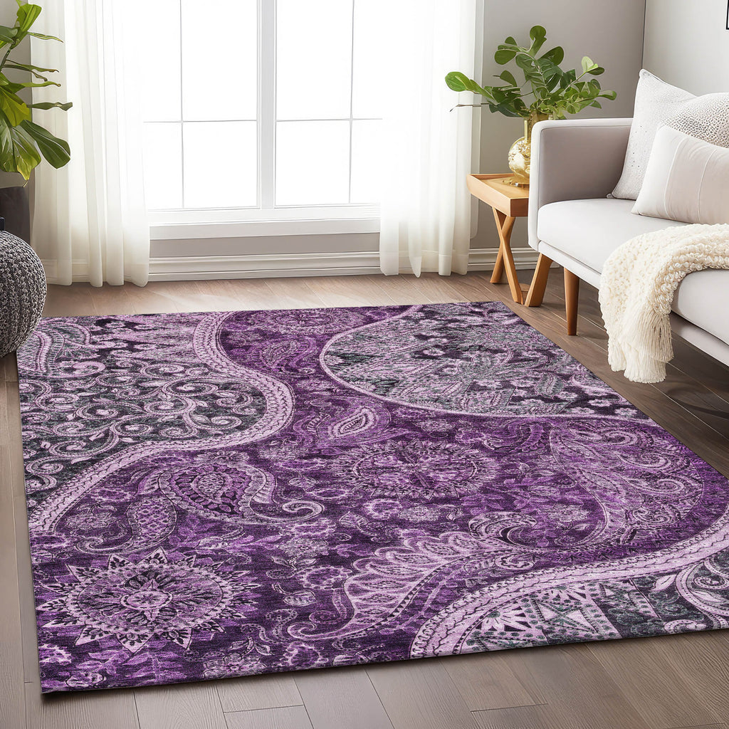 addison chantille acn1078 purple rug