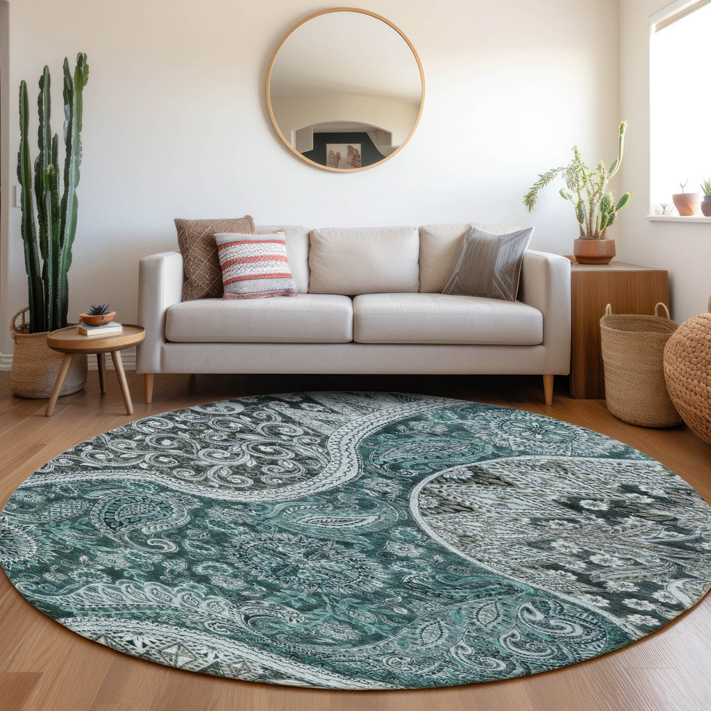 addison chantille acn1078 teal rug