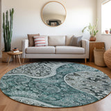 addison chantille acn1078 teal rug