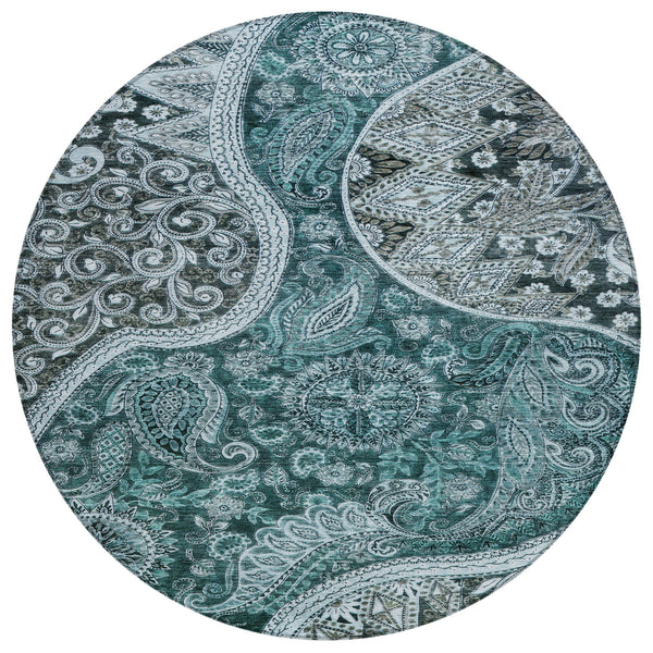 addison chantille acn1078 teal rug