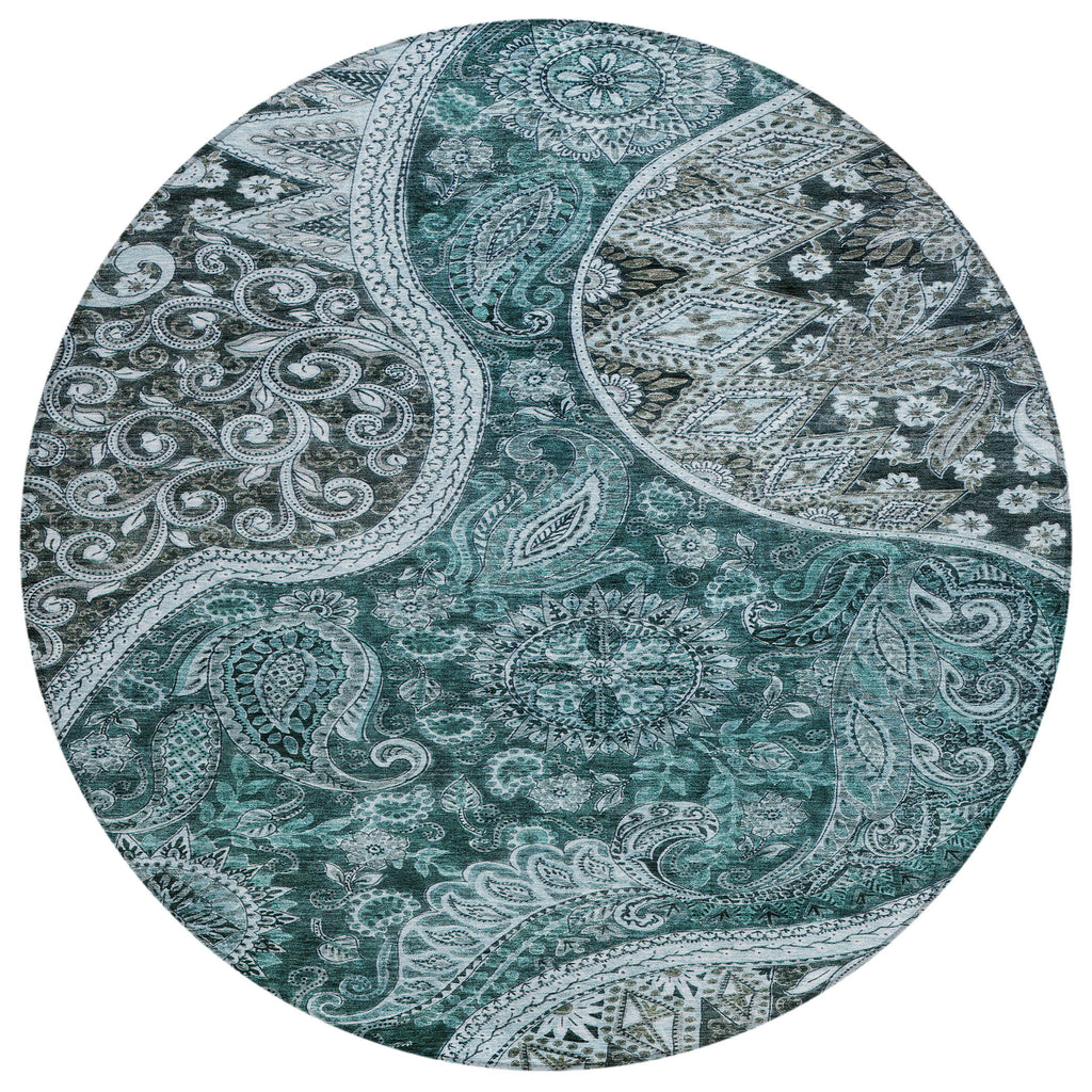 addison chantille acn1078 teal rug