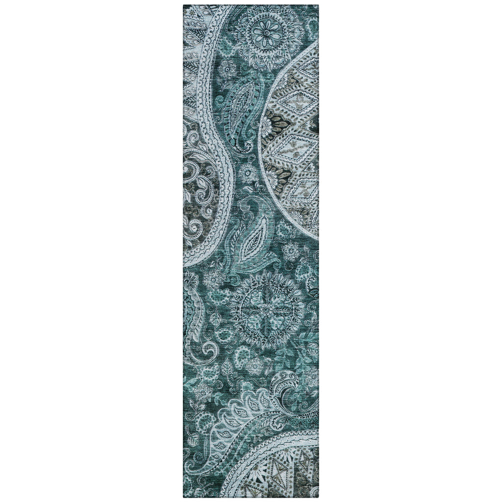 addison chantille acn1078 teal rug