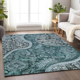 addison chantille acn1078 teal rug