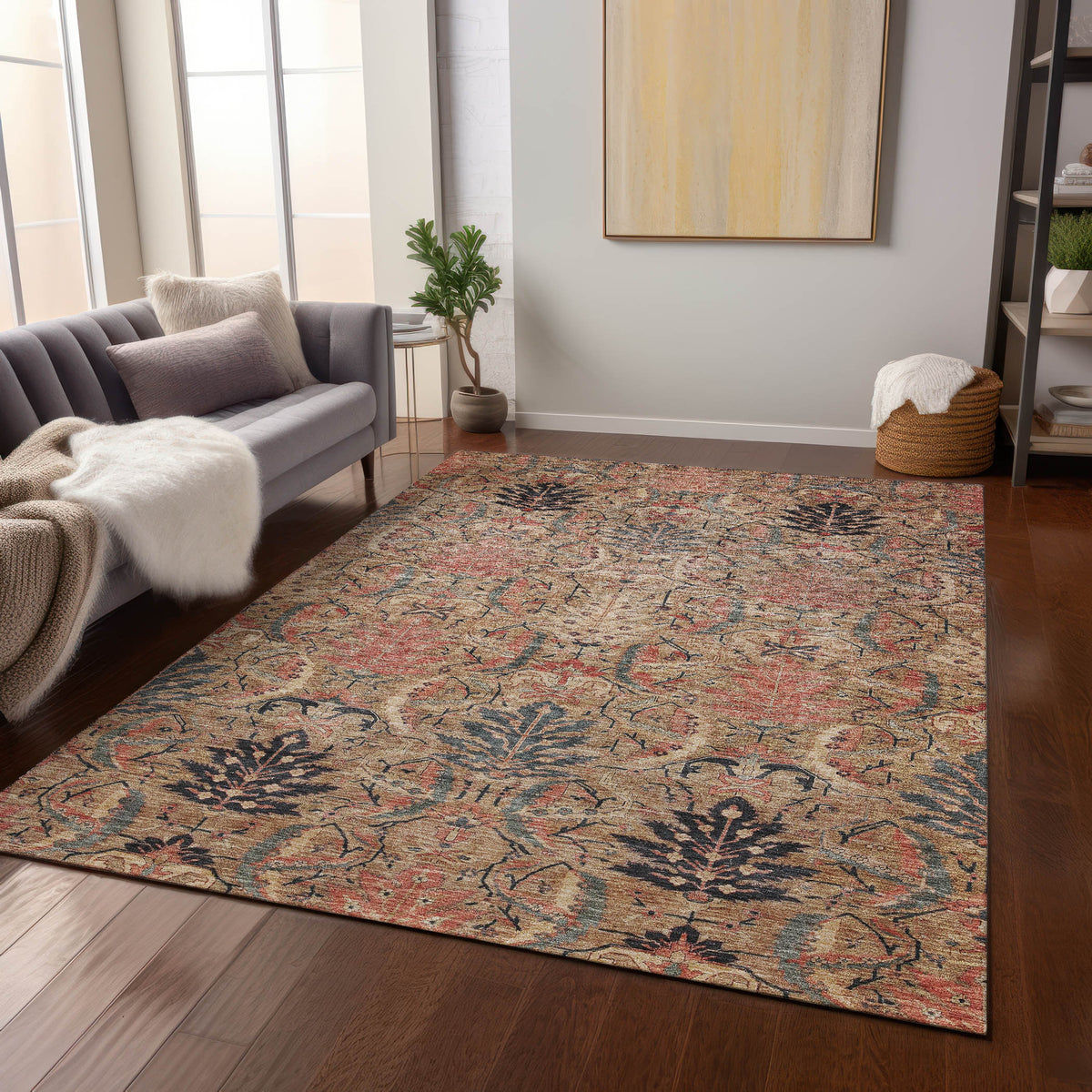 addison chantille acn1082 khaki rug