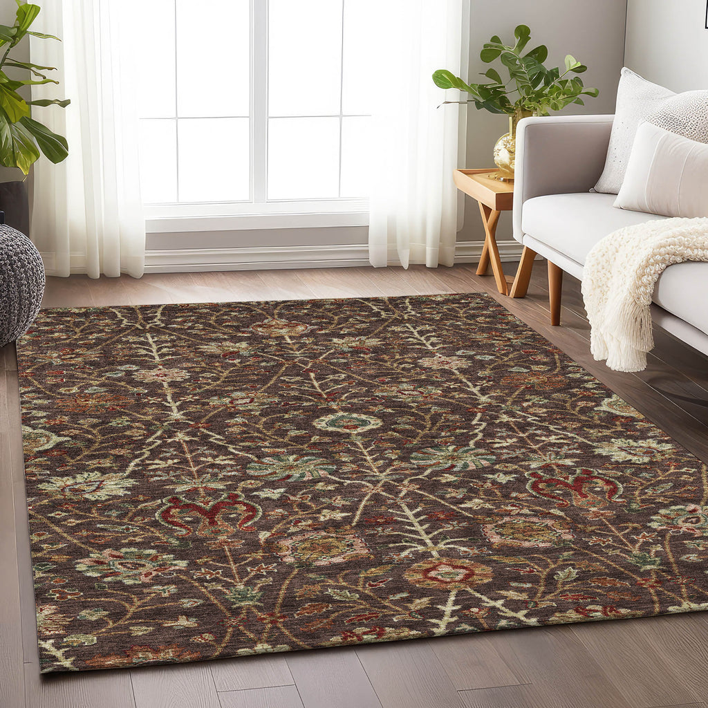 addison chantille acn1085 chocolate rug