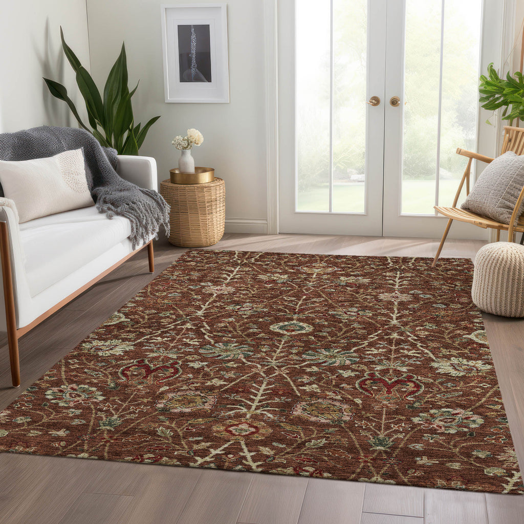 addison chantille acn1085 paprika rug