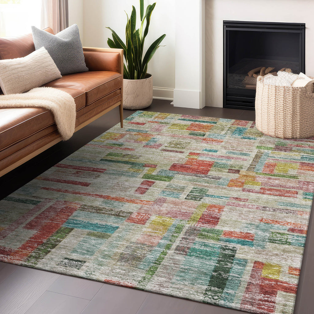 addison chantille acn1090 paprika rug