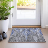 addison chantille acn1091 pewter rug