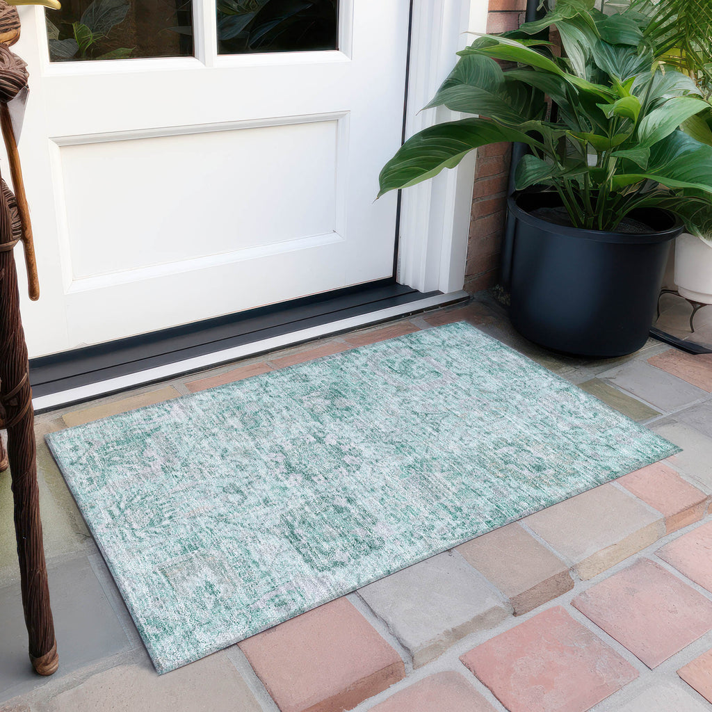 addison chantille acn1102 teal rug