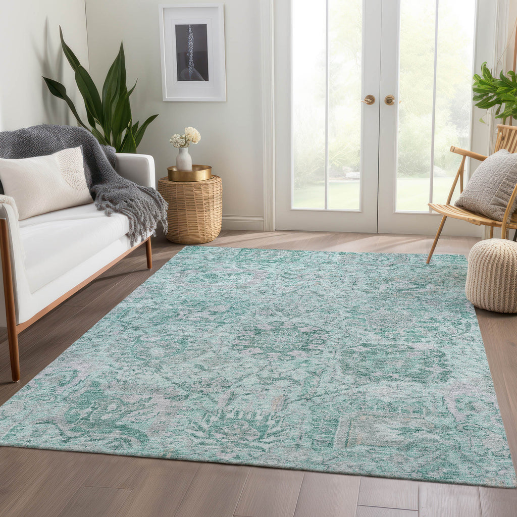 addison chantille acn1102 teal rug
