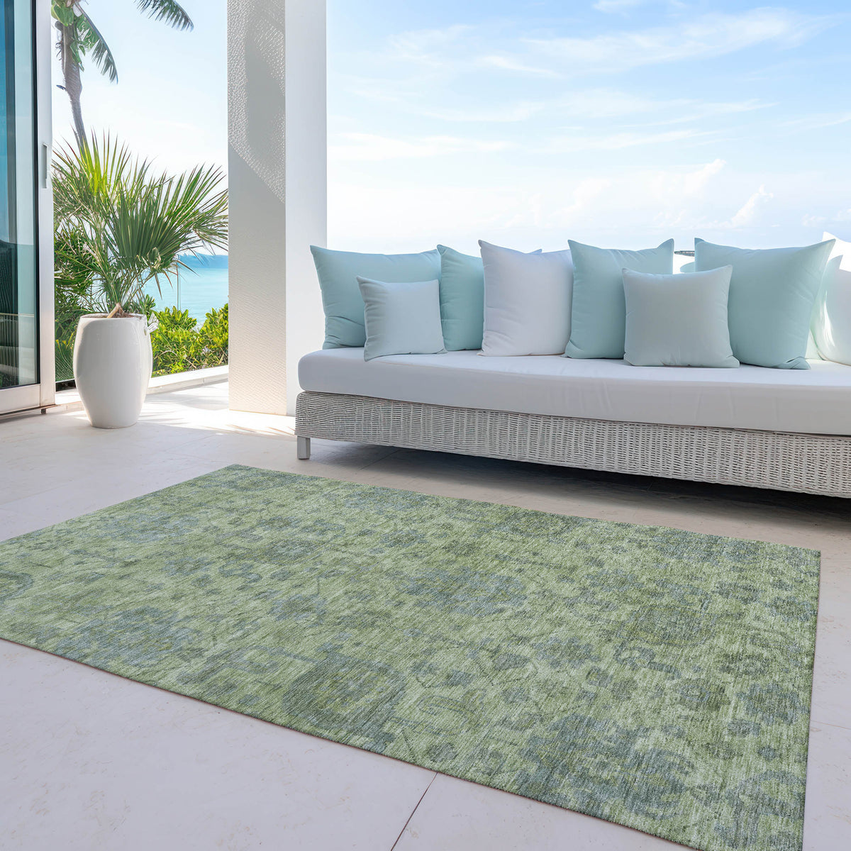addison chantille acn1105 aloe rug