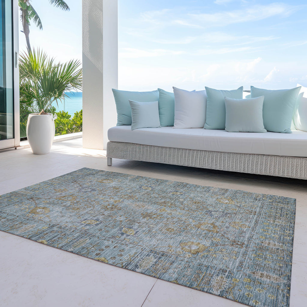 addison chantille acn1106 teal rug