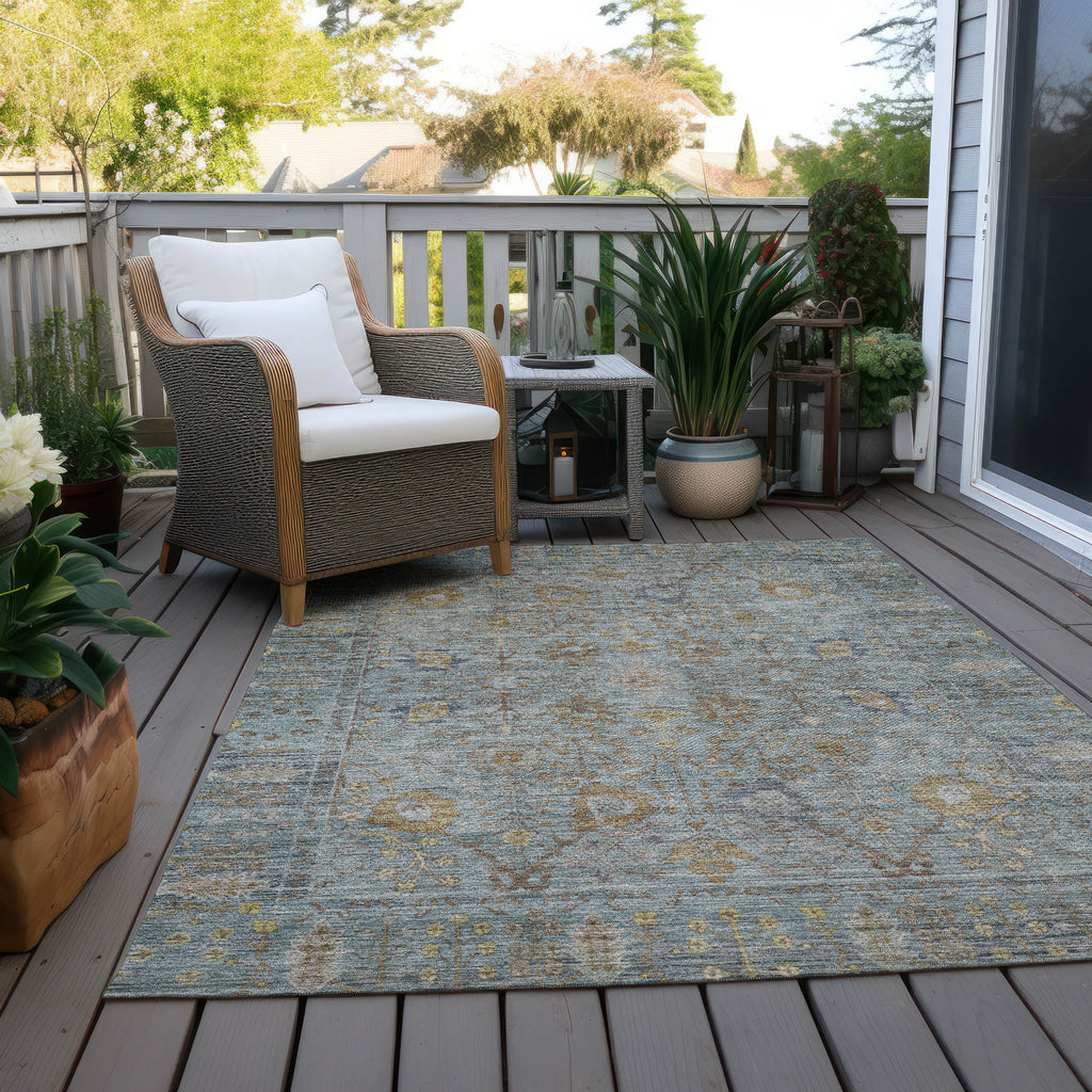 addison chantille acn1106 teal rug
