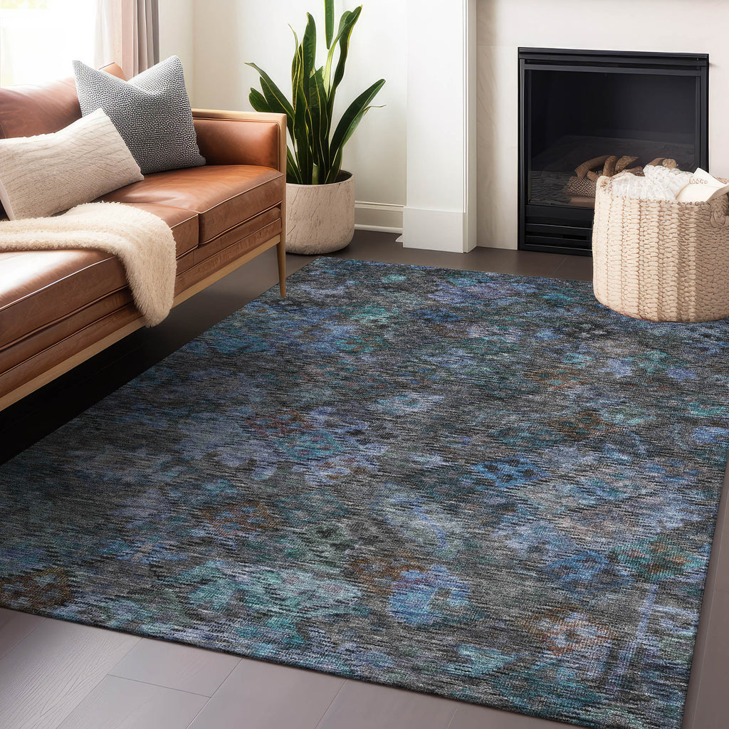 addison chantille acn1109 teal rug