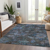addison chantille acn1109 teal rug