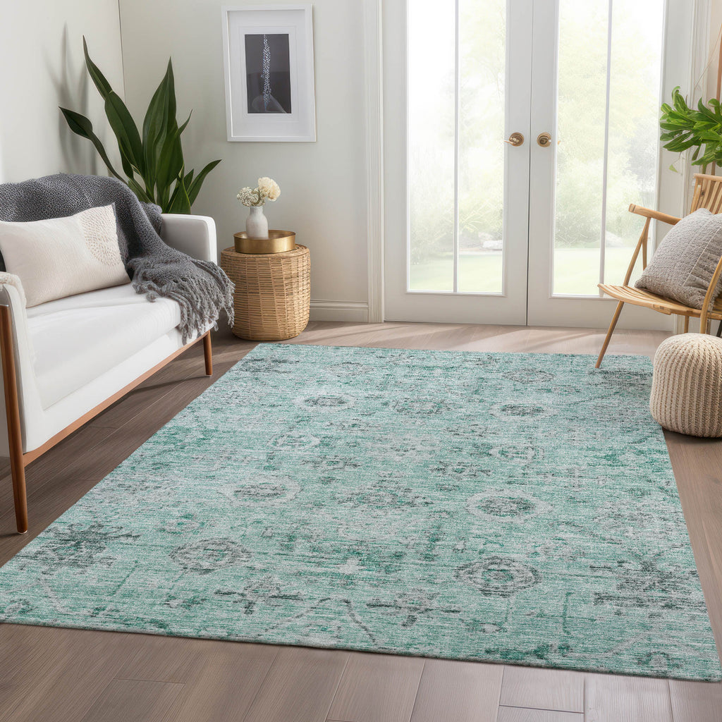 addison chantille acn1110 teal rug