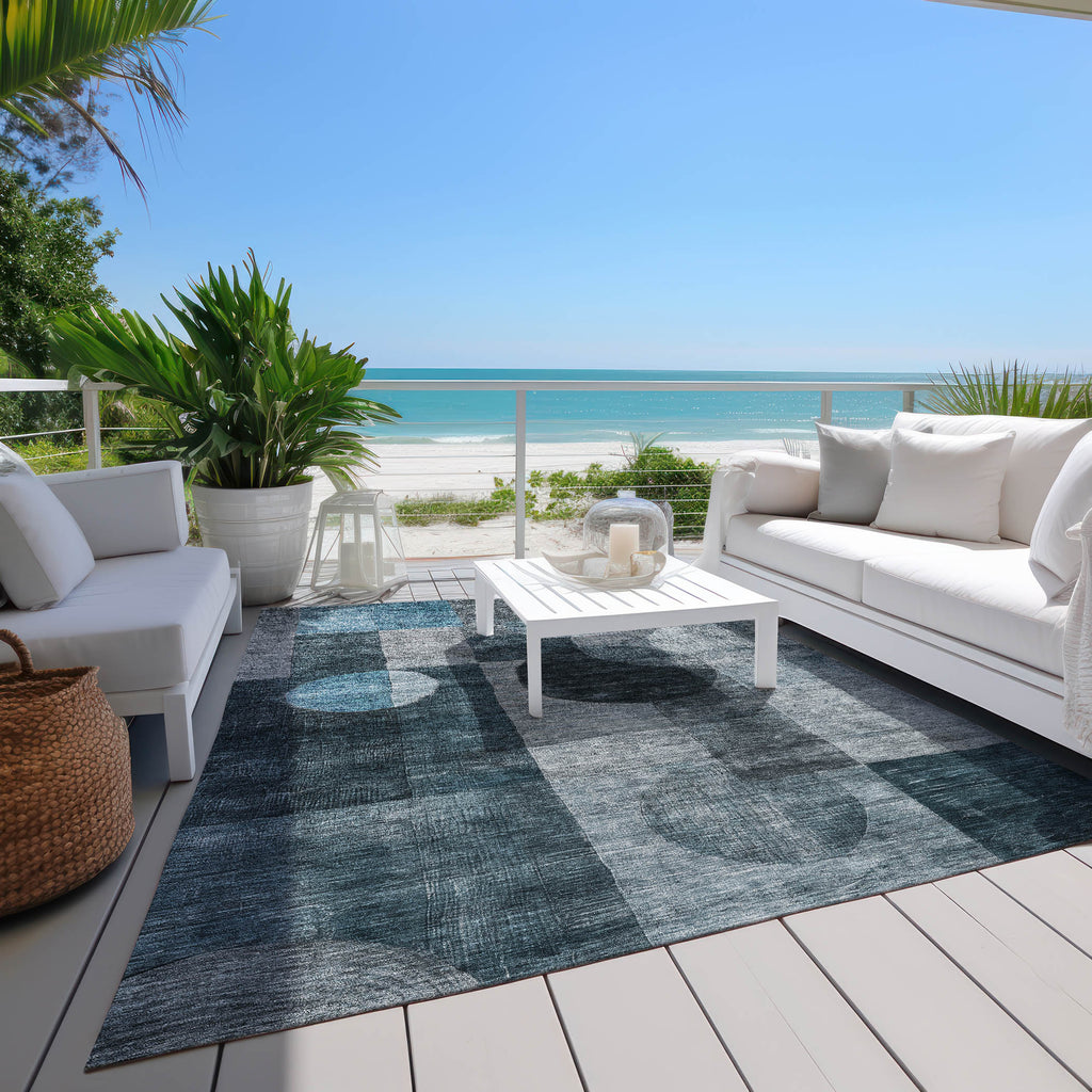 addison chantille acn1114 teal rug