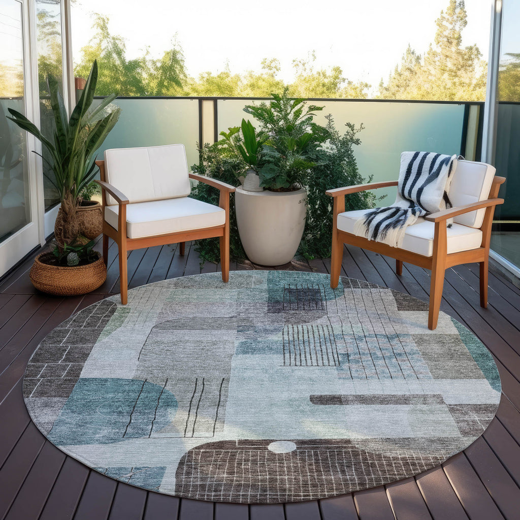 addison chantille acn1116 teal rug