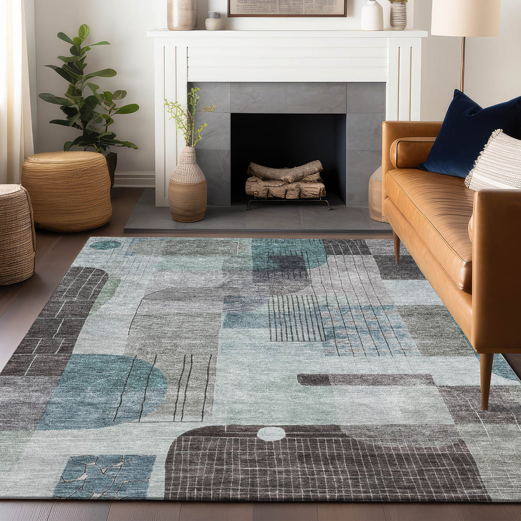 addison chantille acn1116 teal rug
