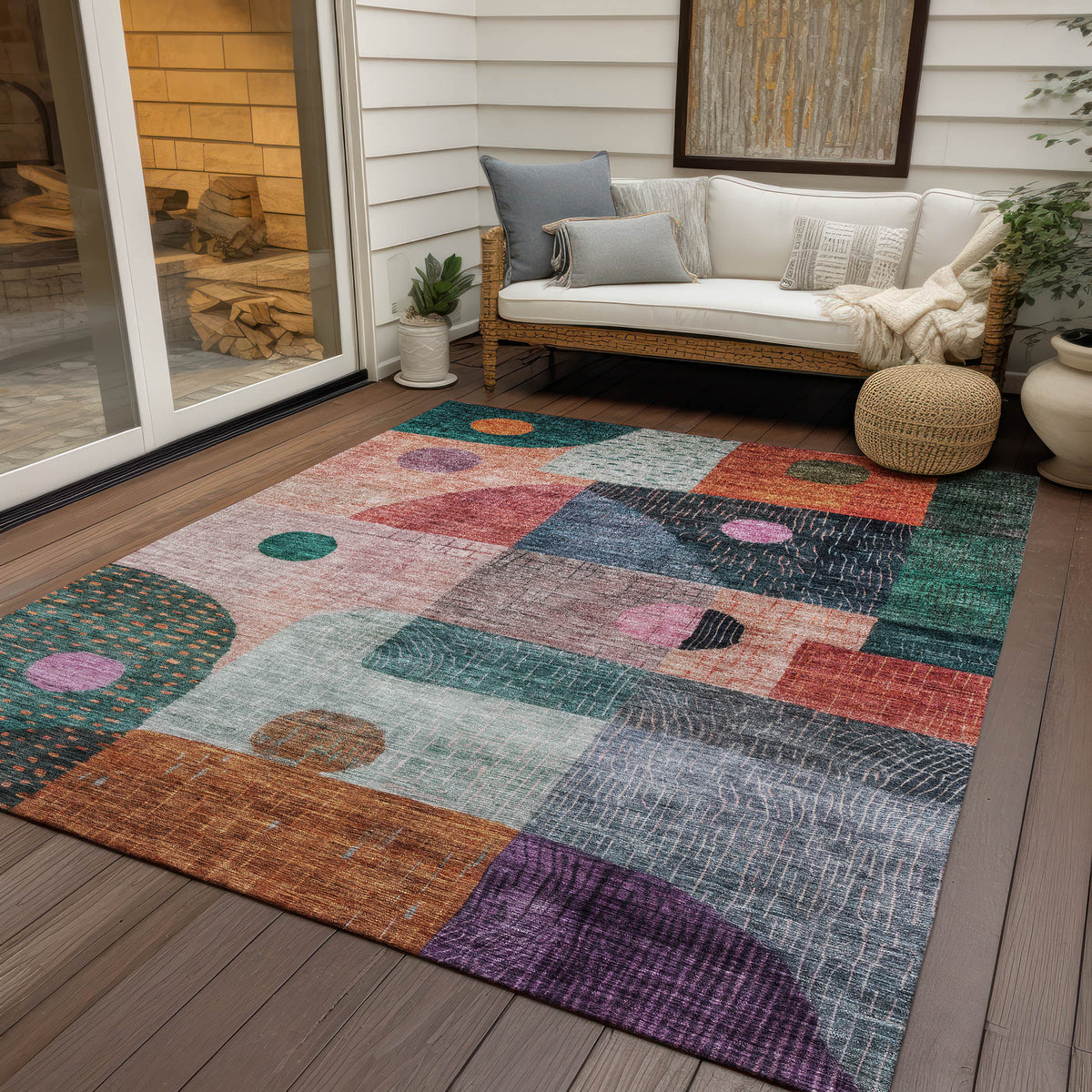 addison chantille acn1117 orange rug