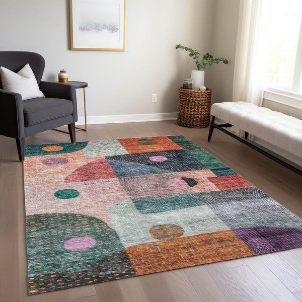 addison chantille acn1117 orange rug