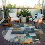 addison chantille acn1123 teal rug