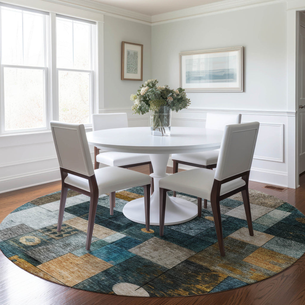 addison chantille acn1123 teal rug
