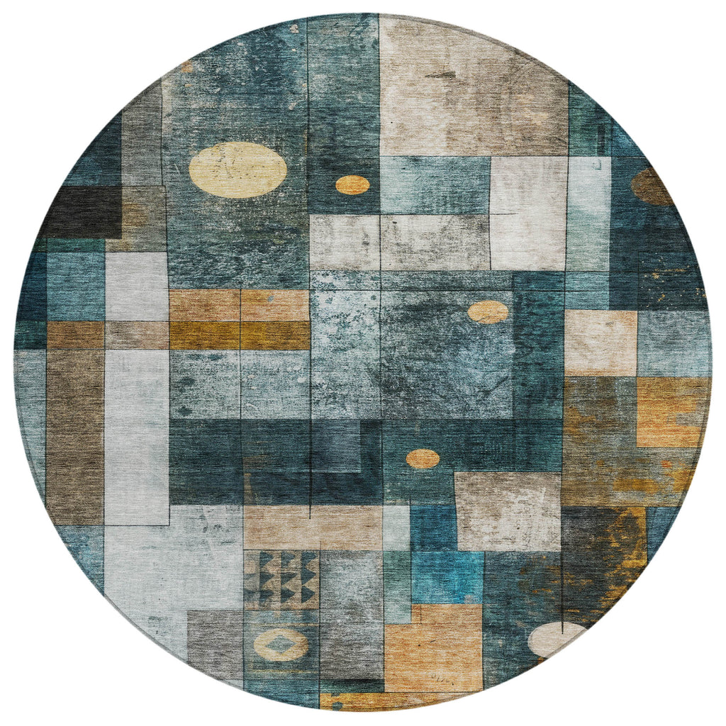 addison chantille acn1123 teal rug