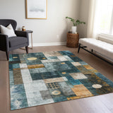 addison chantille acn1123 teal rug
