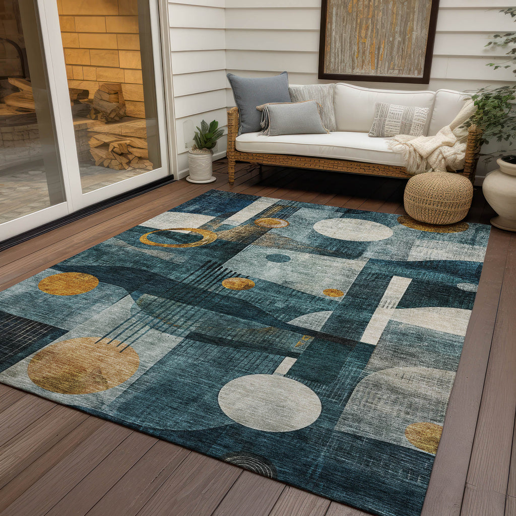 addison chantille acn1126 teal rug