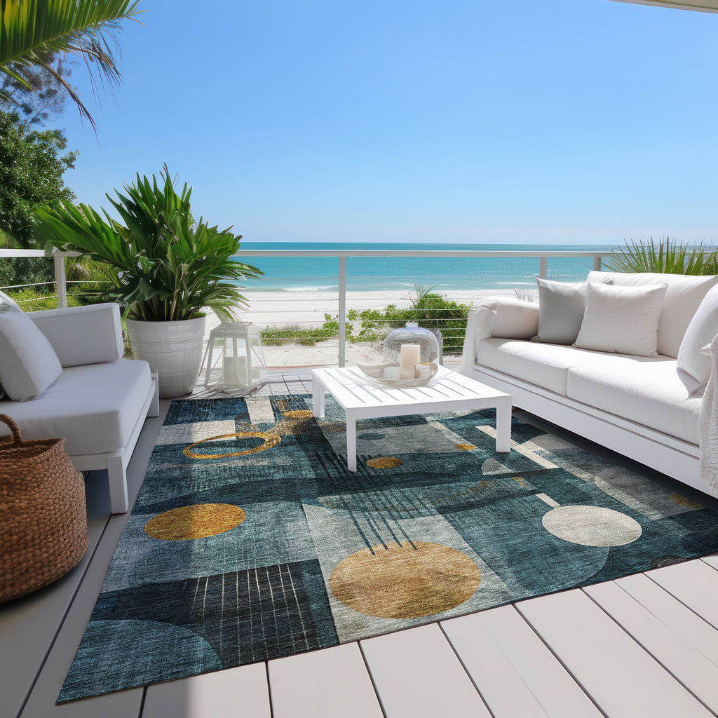 addison chantille acn1126 teal rug