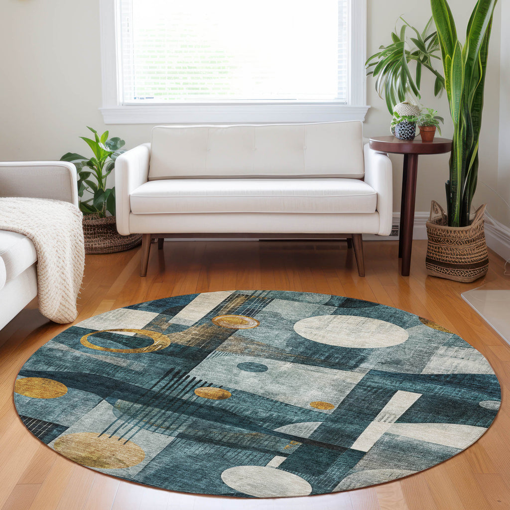 addison chantille acn1126 teal rug
