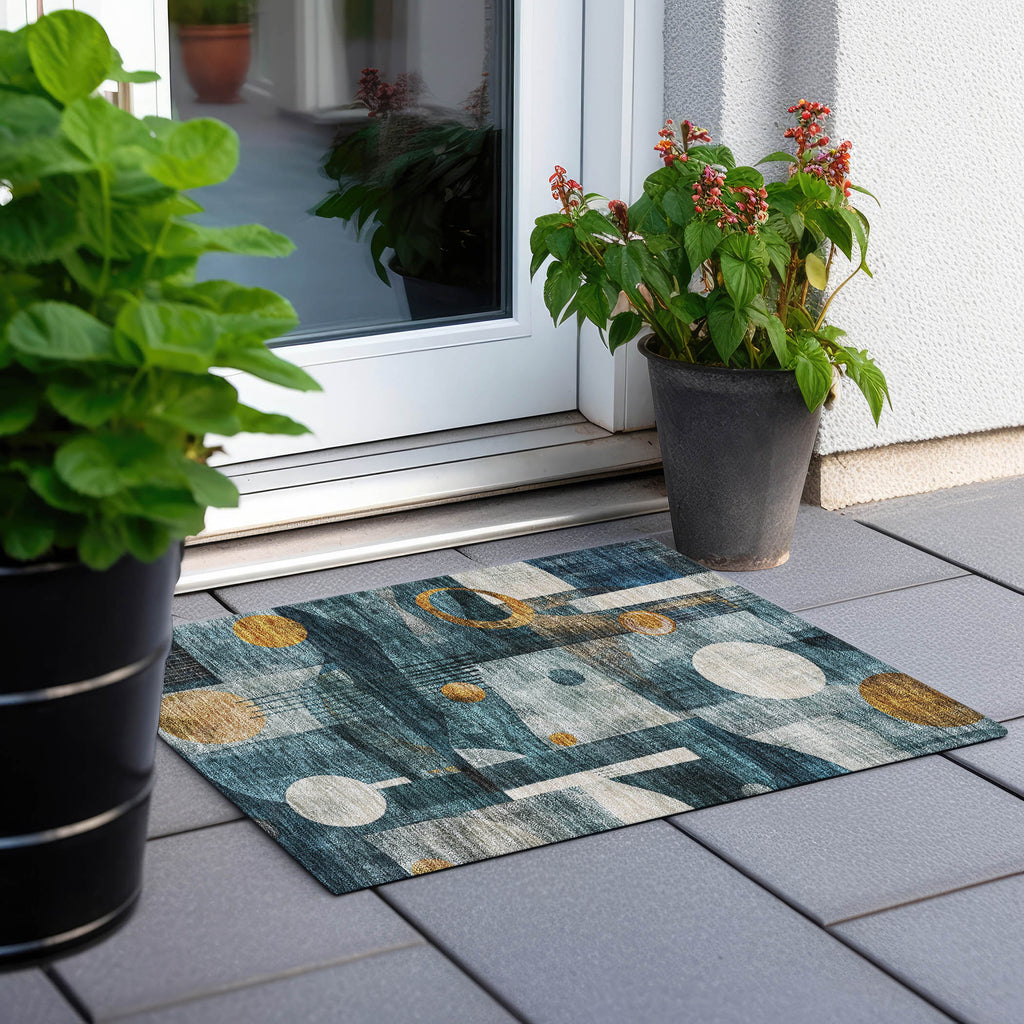 addison chantille acn1126 teal rug
