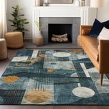 addison chantille acn1126 teal rug