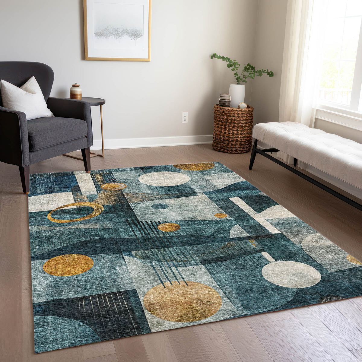 addison chantille acn1126 teal rug