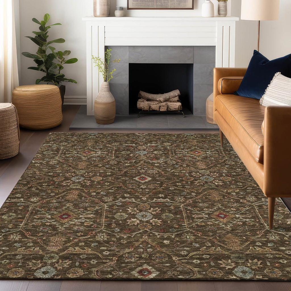 addison chantille acn1130 chocolate rug