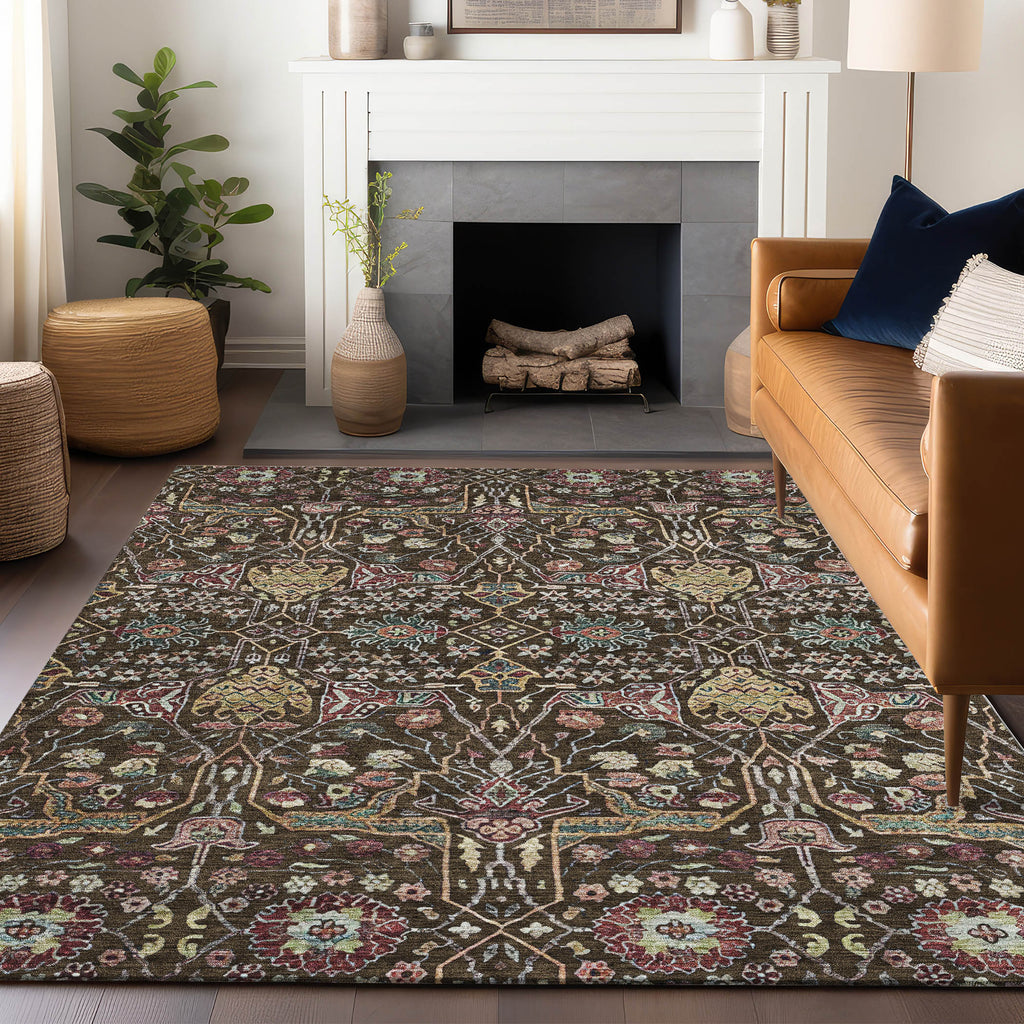 addison chantille acn1132 chocolate rug