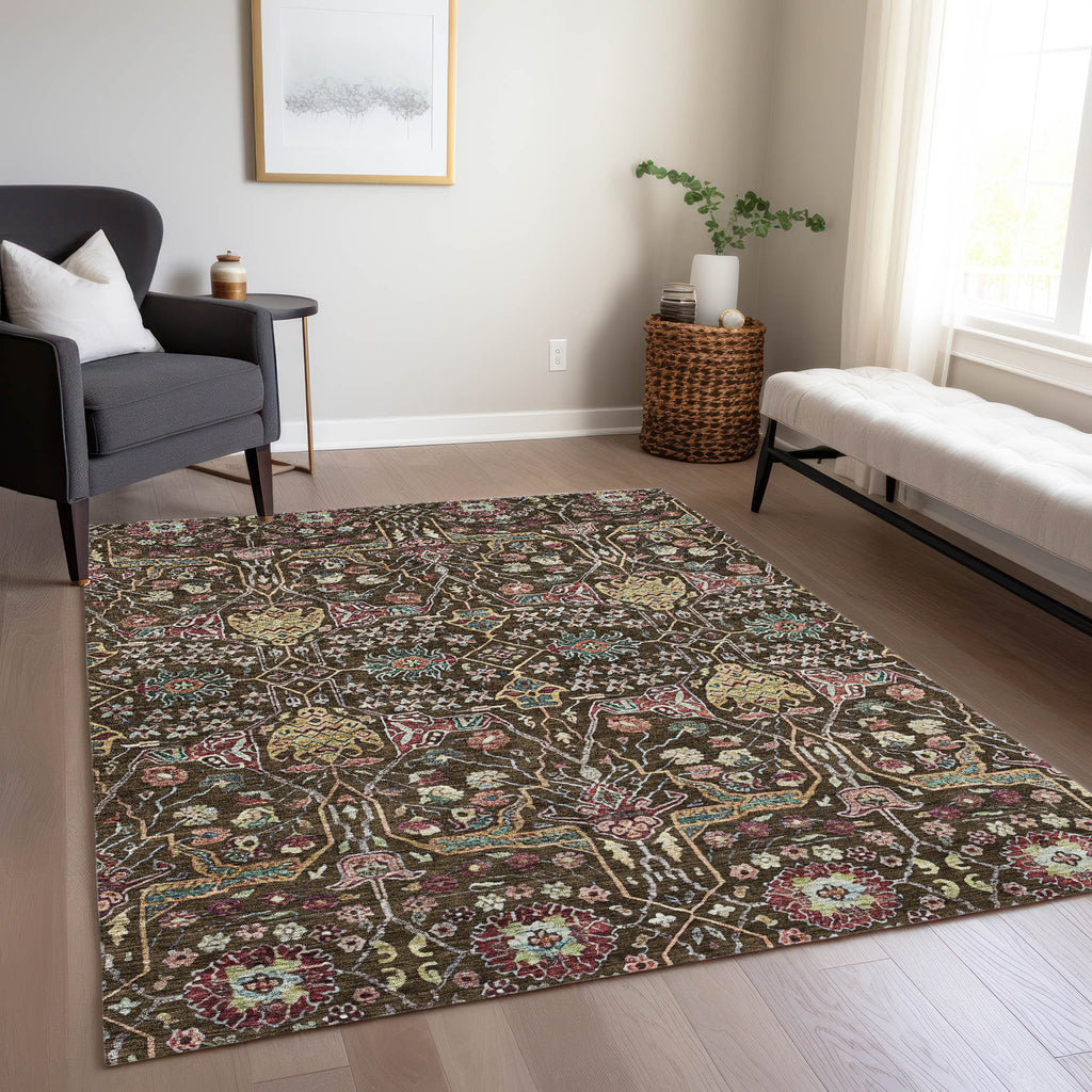 addison chantille acn1132 chocolate rug