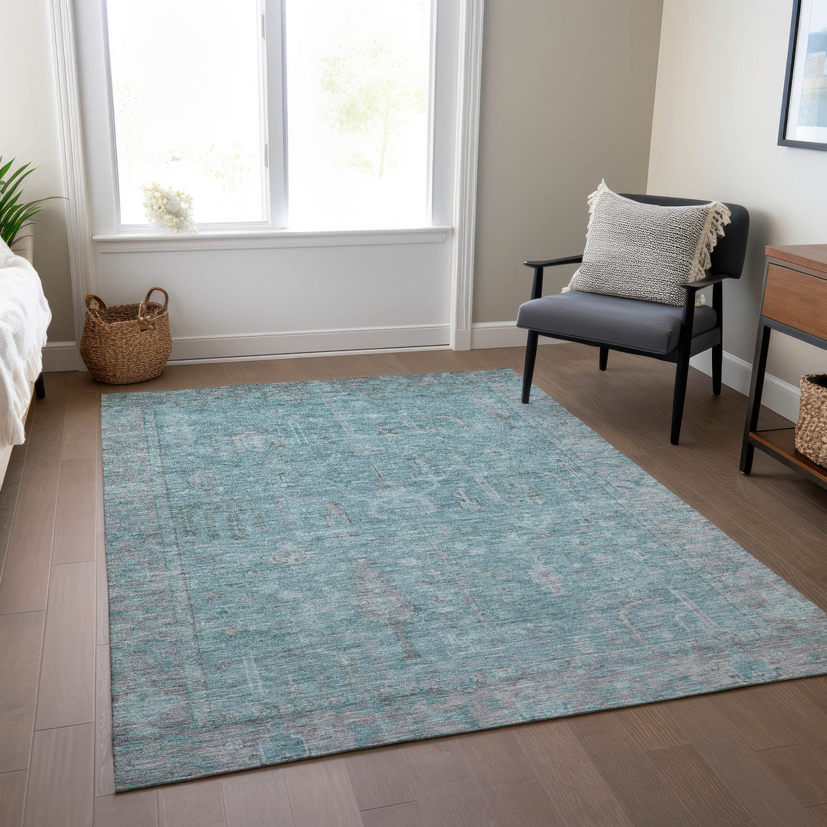 addison chantille acn1135 teal rug
