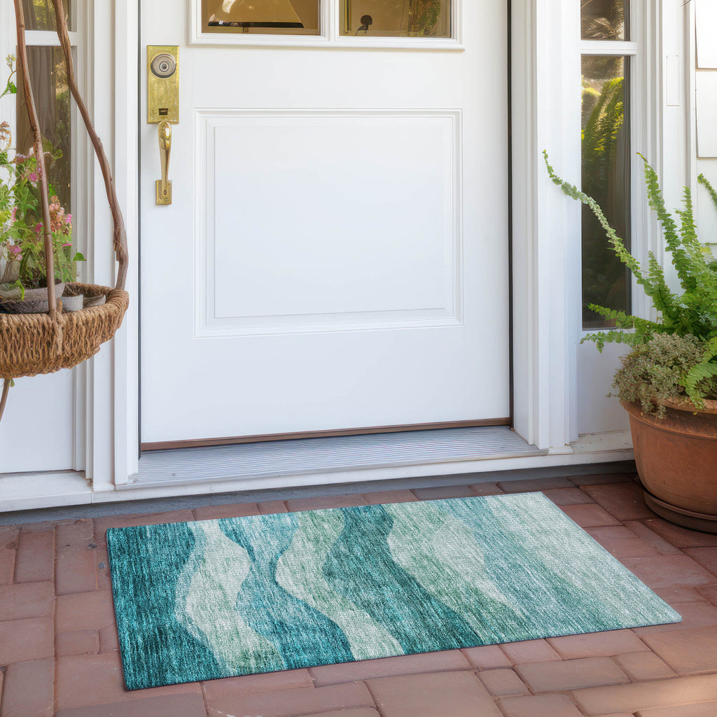 addison chantille acn1141 teal rug