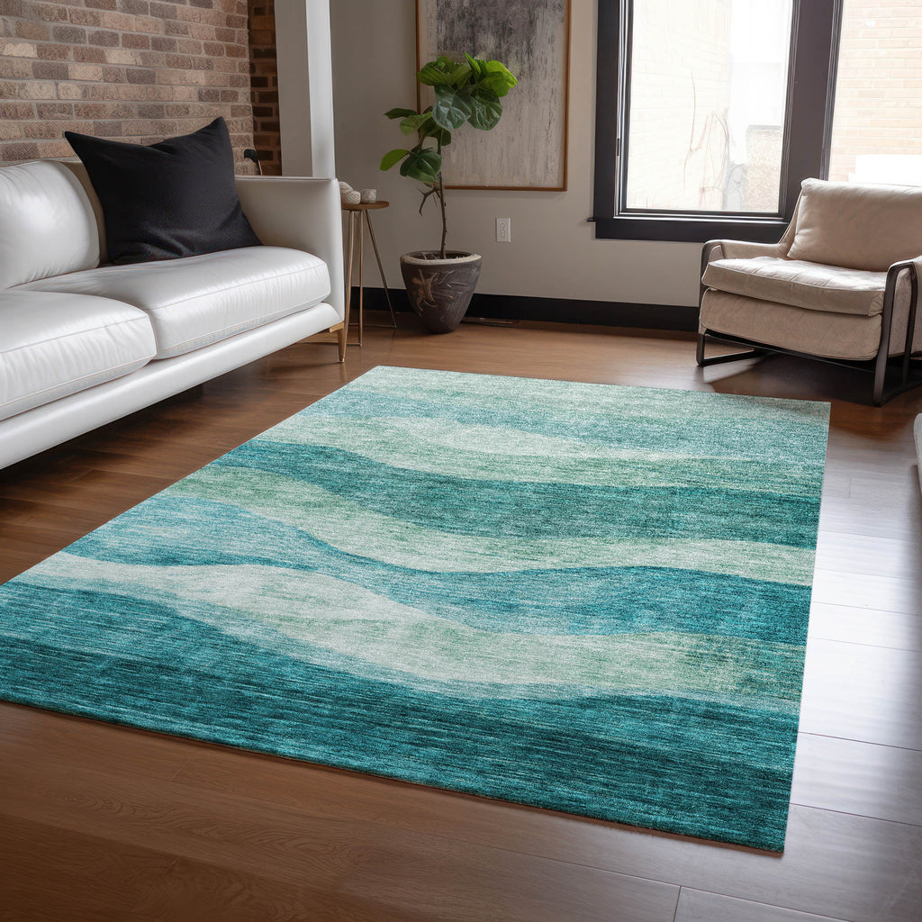 addison chantille acn1141 teal rug