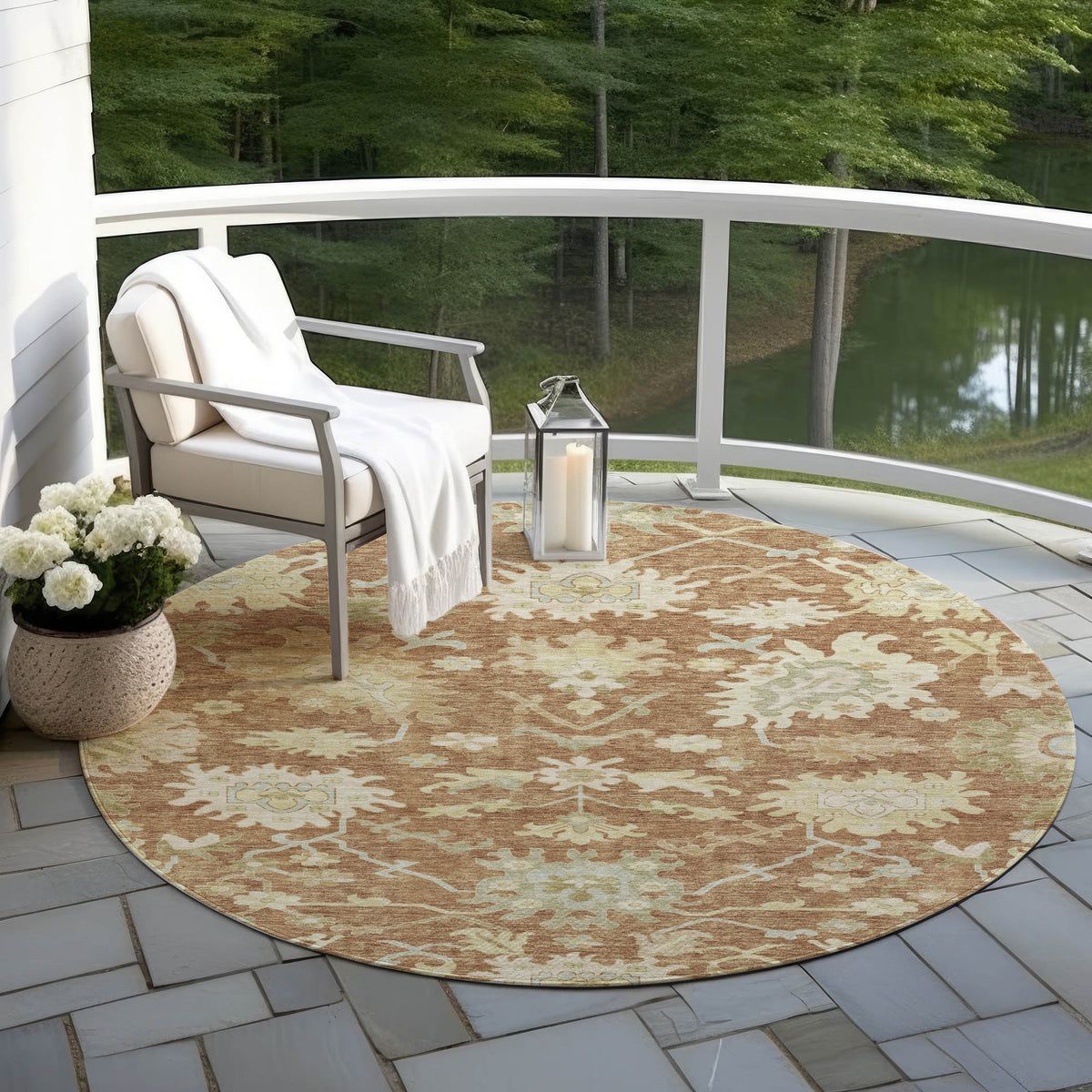 addison chantille acn1150 paprika rug