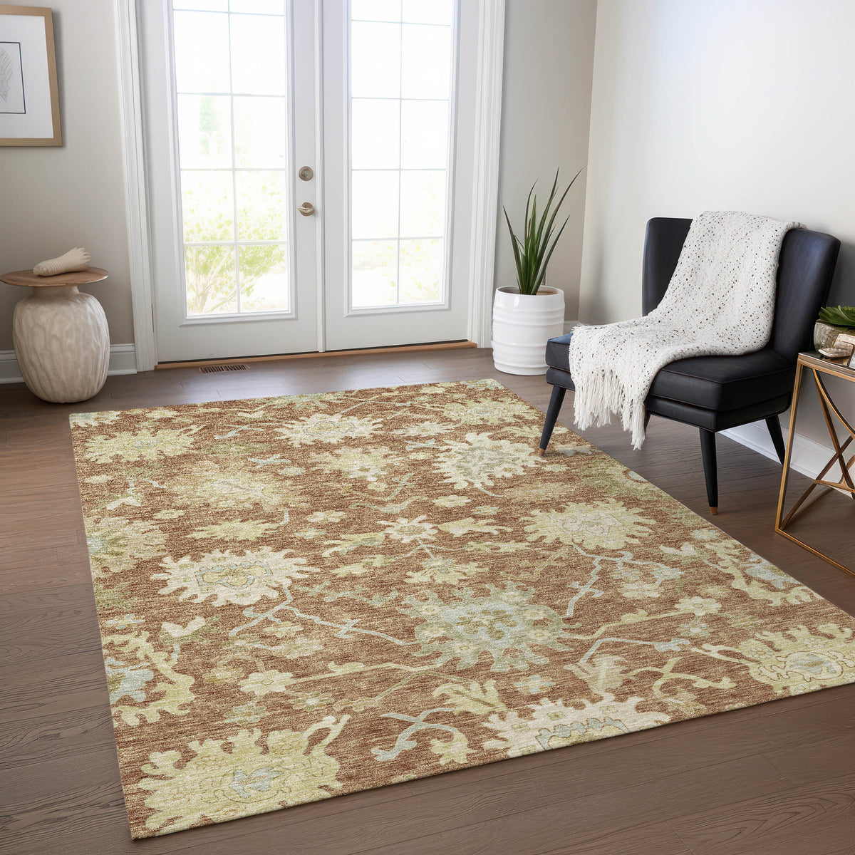 addison chantille acn1150 paprika rug