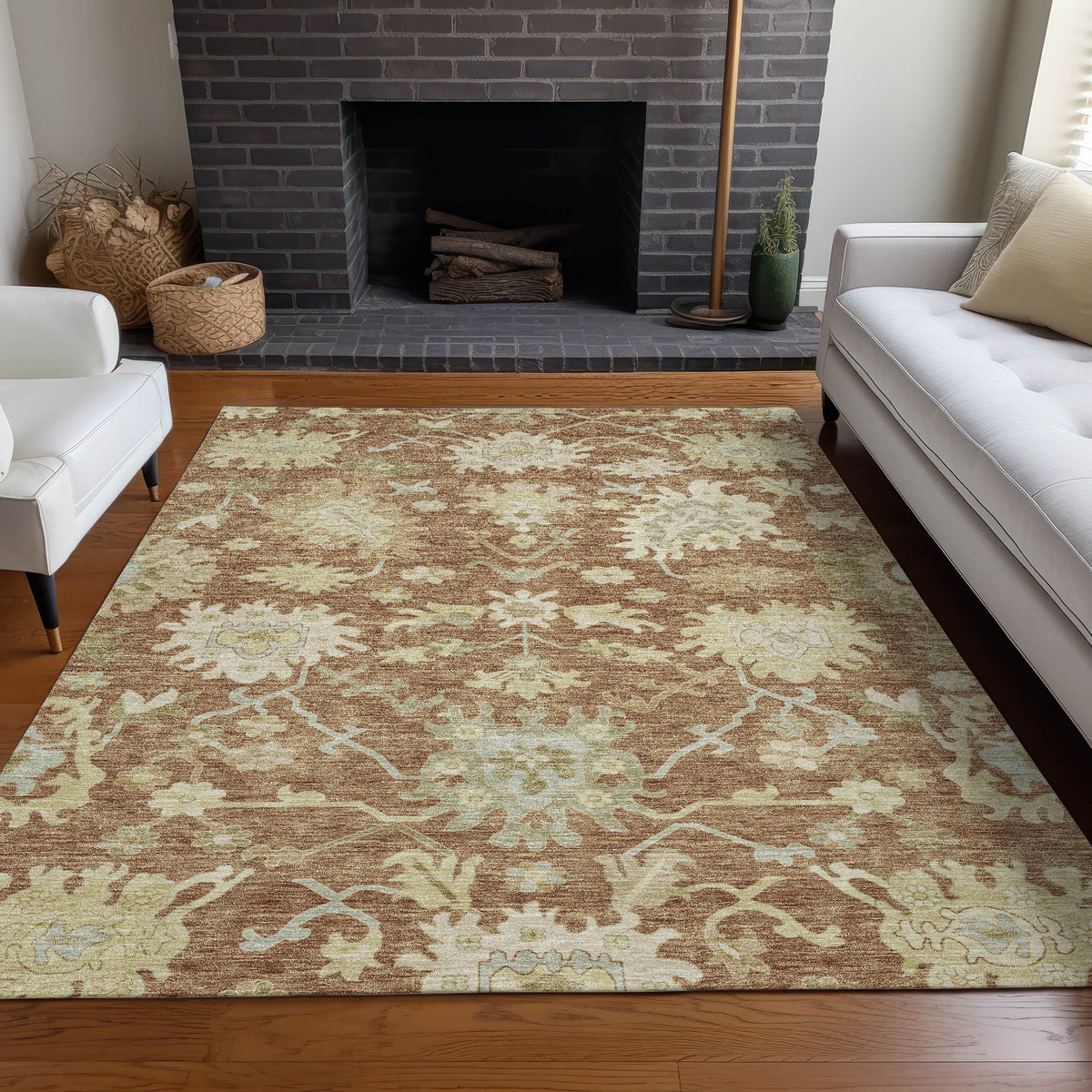 addison chantille acn1150 paprika rug