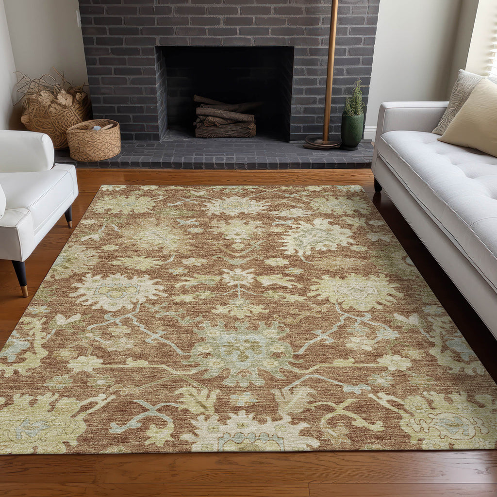 addison chantille acn1150 paprika rug